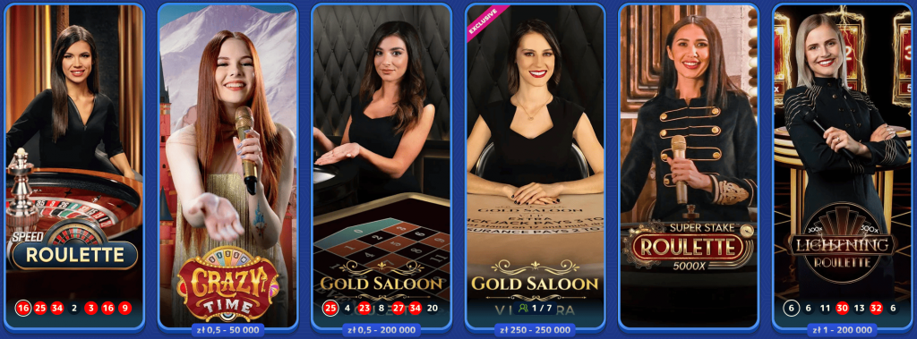 Rozgrywka na Żywo Pistolo Casino